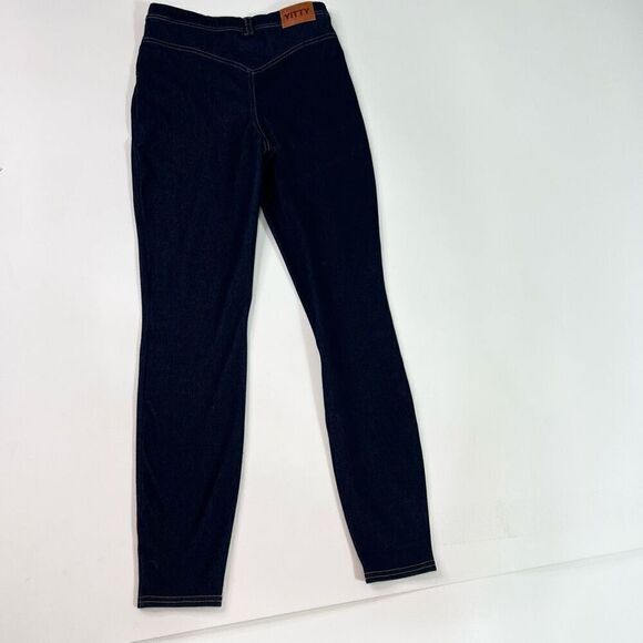 Yitty Jegging Womens Medium Blue Skinny Solid Cotton Blended Denim - Picture 12 of 13
